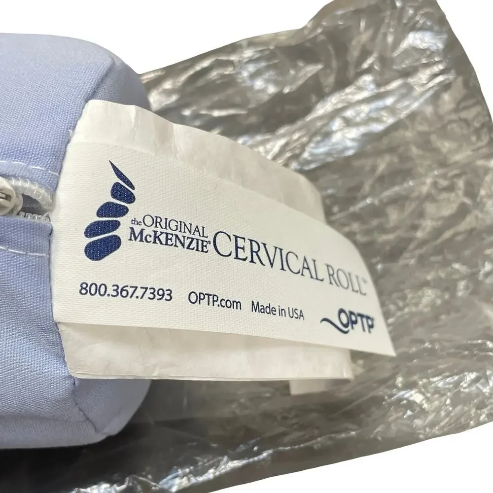 Original McKenzie Cervical Roll Neck Support Pillow Sleep Pain Relief 19.5